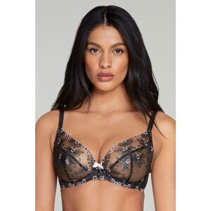 Agent Provocateur Kaylie Black Pink Bra 34B